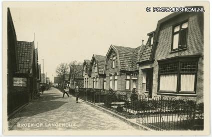 Broek op Langedijk, -- ansichtkaart: Broek op Langedijk, --