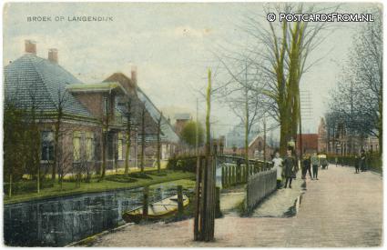 Broek op Langedijk, -- ansichtkaart: Broek op Langedijk, --