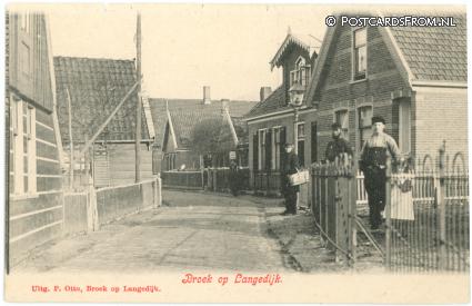 ansichtkaart: Broek op Langedijk, --