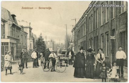 Beverwijk, Zeestraat ansichtkaart: Beverwijk, Zeestraat