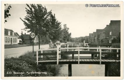 Zuidoostbeemster, Purmerenderweg ansichtkaart: Zuidoostbeemster, Purmerenderweg