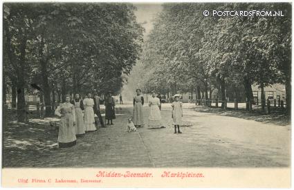Middenbeemster, Marktpleinen ansichtkaart: Middenbeemster, Marktpleinen