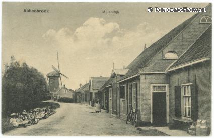 ansichtkaart: Abbenbroek, Molendijk