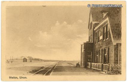 ansichtkaart: Ulrum, Station