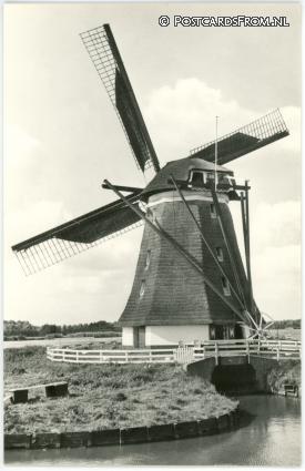 Zevenhuizen ZH, Poldermolen 'Eendrachtsmolen' ansichtkaart: Zevenhuizen ZH, Poldermolen 'Eendrachtsmolen'