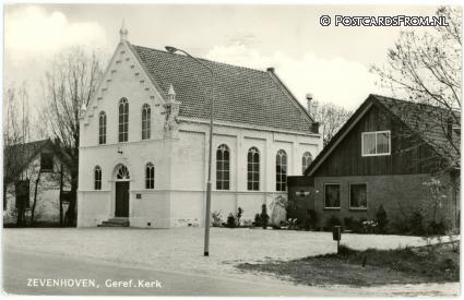 Zevenhoven, Geref. Kerk ansichtkaart: Zevenhoven, Geref. Kerk