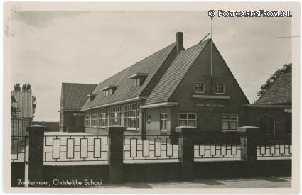 Zoetermeer, Christelijke School ansichtkaart: Zoetermeer, Christelijke School