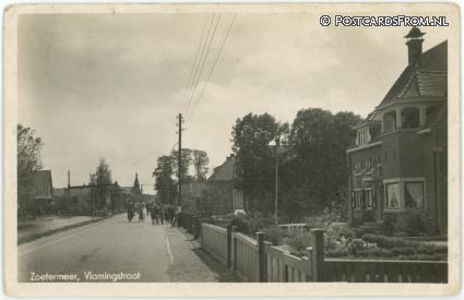 Zoetermeer, Vlamingstraat ansichtkaart: Zoetermeer, Vlamingstraat