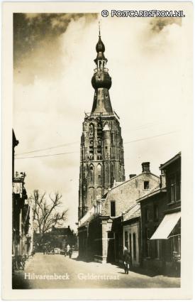 ansichtkaart: Hilvarenbeek, Gelderschestraat