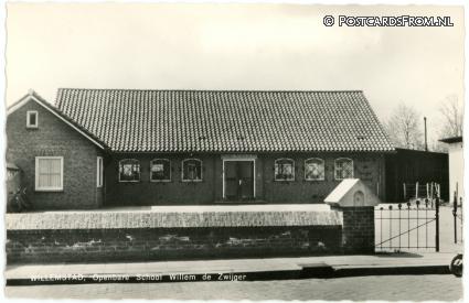 Willemstad, Openbare School Willem de Zwijger ansichtkaart: Willemstad, Openbare School Willem de Zwijger