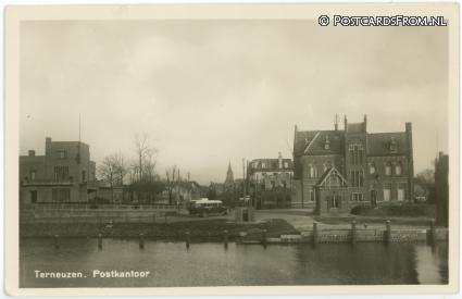 Terneuzen, Postkantoor ansichtkaart: Terneuzen, Postkantoor