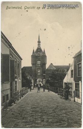 ansichtkaart: Vianen UT, Buitenstad, Gezicht op de Lekpoort