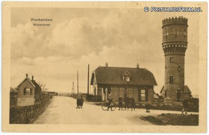 ansichtkaart: Werkendam, Watertoren
