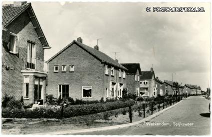 ansichtkaart: Werkendam, Spijksweer
