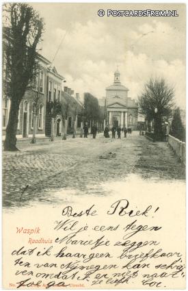 Waspik, Raadhuis ansichtkaart: Waspik, Raadhuis