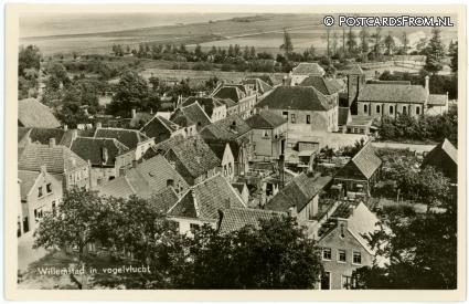 Willemstad, In Vogelvlucht ansichtkaart: Willemstad, In Vogelvlucht