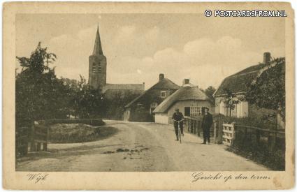 Wijk en Aalburg, Wijk. Gezicht op den toren ansichtkaart: Wijk en Aalburg, Wijk. Gezicht op den toren