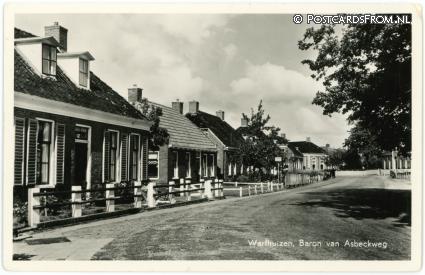 ansichtkaart: Warfhuizen, Baron van Asbeckweg