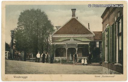 Woubrugge, Hotel 'Guldemond' ansichtkaart: Woubrugge, Hotel 'Guldemond'