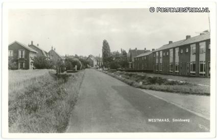 Westmaas, Smidsweg ansichtkaart: Westmaas, Smidsweg
