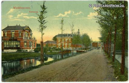 Waddinxveen, Kerkweg ansichtkaart: Waddinxveen, Kerkweg