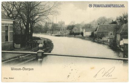 ansichtkaart: Winsum GN, Obergum