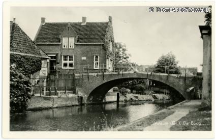 ansichtkaart: Winsum GN, De Boog