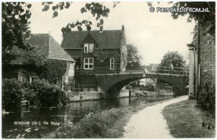ansichtkaart: Winsum GN, De Boog