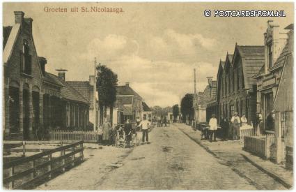 Sint Nicolaasga, Groeten uit ansichtkaart: Sint Nicolaasga, Groeten uit
