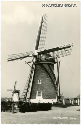 Zoutelande, Molen ansichtkaart: Zoutelande, Molen