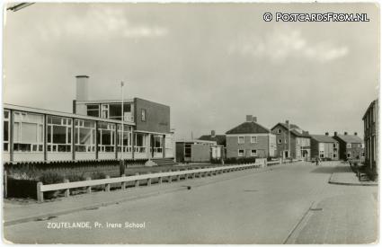 Zoutelande, Pr. Irene School ansichtkaart: Zoutelande, Pr. Irene School