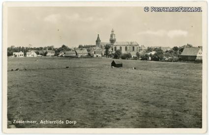 Zoetermeer, Achterzijde Dorp ansichtkaart: Zoetermeer, Achterzijde Dorp