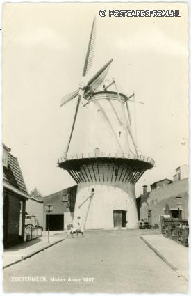 Zoetermeer, Molen Anno 1897 ansichtkaart: Zoetermeer, Molen Anno 1897