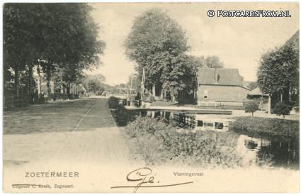 Zoetermeer, Vlamingstraat ansichtkaart: Zoetermeer, Vlamingstraat