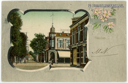 Veendam, Kerklaan ansichtkaart: Veendam, Kerklaan