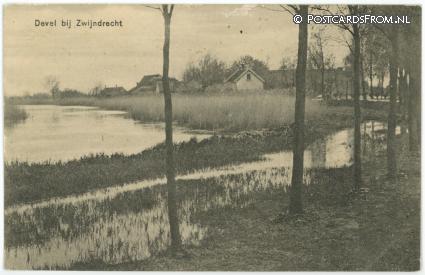 ansichtkaart: Zwijndrecht, Devel