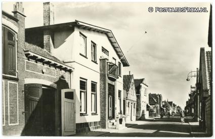 Zevenhuizen ZH, Dorpsstraat ansichtkaart: Zevenhuizen ZH, Dorpsstraat