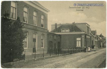 Zevenhuizen ZH, Dorpstraat ansichtkaart: Zevenhuizen ZH, Dorpstraat