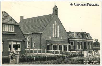 ansichtkaart: Oostermeer, Geref. Kerk