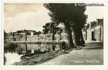 ansichtkaart: Oldeboorn, Weaze Oost