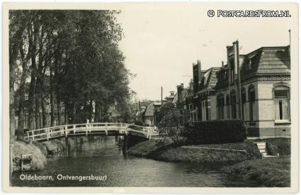 ansichtkaart: Oldeboorn, Ontvangersbuurt