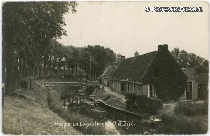 ansichtkaart: Oude Bildtzijl, Hooge en Lagestreek