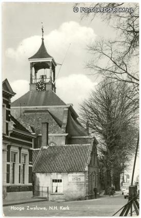 Hooge Zwaluwe, N.H. Kerk ansichtkaart: Hooge Zwaluwe, N.H. Kerk