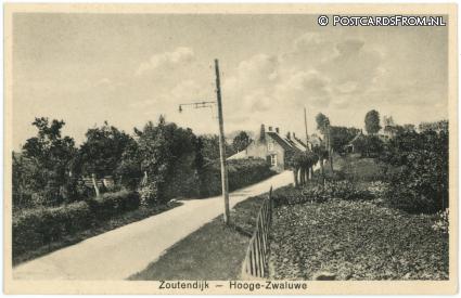 Hooge Zwaluwe, Zoutendijk ansichtkaart: Hooge Zwaluwe, Zoutendijk
