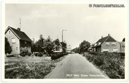 Velp NB, Gem. Grave. Pastoriestraat ansichtkaart: Velp NB, Gem. Grave. Pastoriestraat