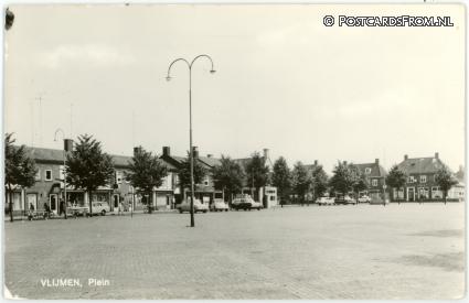 Vlijmen, Plein ansichtkaart: Vlijmen, Plein