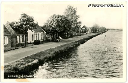 ansichtkaart: Leimuiden, Leimuiderdijk