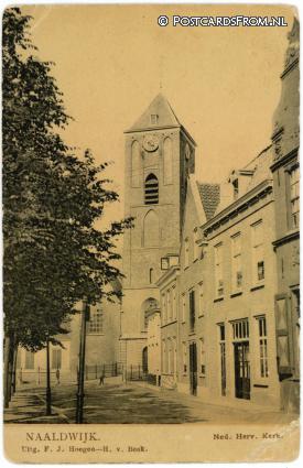 Naaldwijk, Ned. Herv. Kerk ansichtkaart: Naaldwijk, Ned. Herv. Kerk