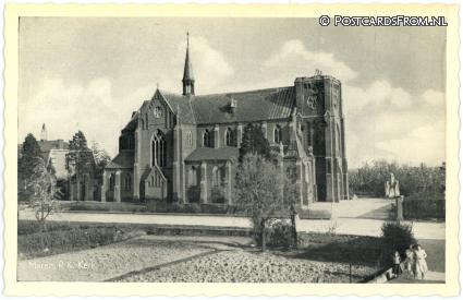 Maren-Kessel, Maren. R.K. Kerk ansichtkaart: Maren-Kessel, Maren. R.K. Kerk