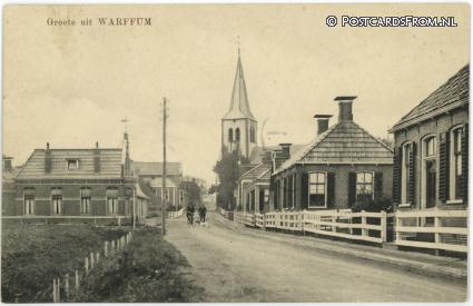 ansichtkaart: Warffum, Groete uit